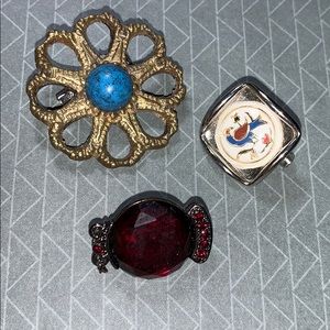 Vintage pins- set of 3